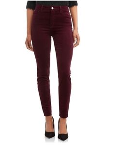 Burgundy corduroy jeggings
